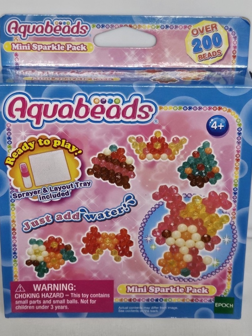 New Aquabeads Mini Sparkle Pack Just Add Water DIY Arts Crafts Ages 4+
